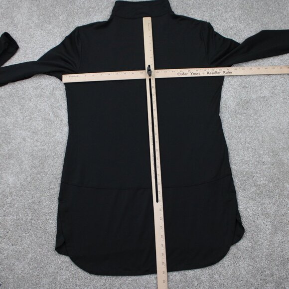 Veil Spark Sweatshirt Womens Medium Black 1/4 Zip Performance L/S Pullover - Picture 12 of 15